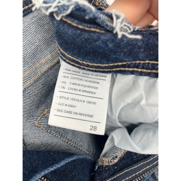 Kancan Women’s High Rise Distressed Boyfriend Jeans Size 28 - Picture 4 of 9